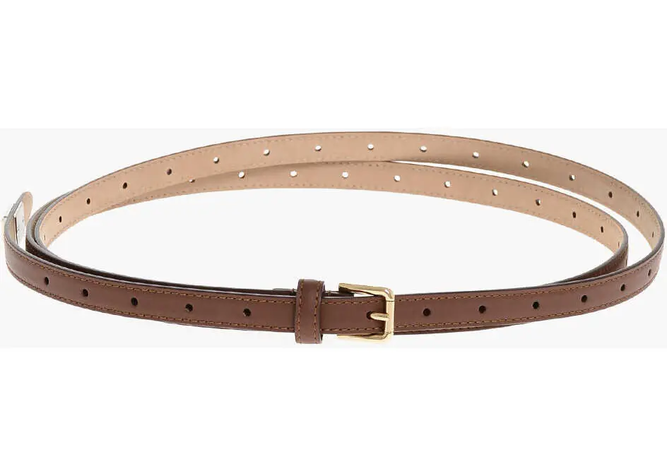 Curele Dolce & Gabbana Leather Slim Blet 15Mm Brown Femei (BM 18371983) 3