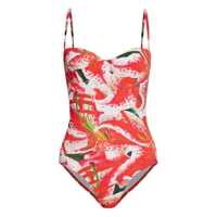 Costume de baie Tory Burch Printed Swimsuit Femei