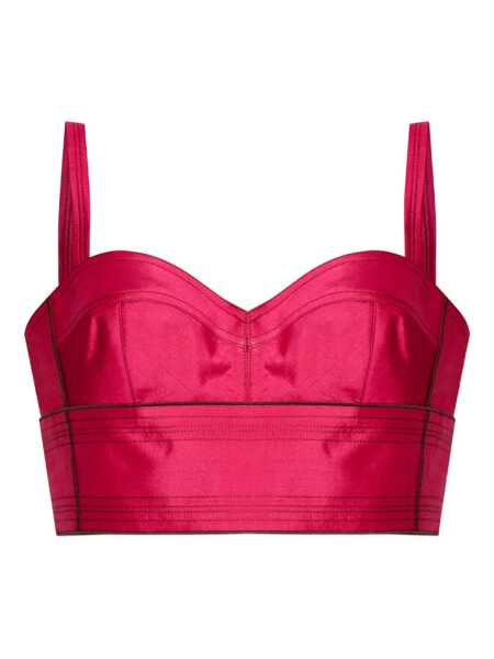 Sutiene Tory Burch Tory Burch Silk Bra Top Purple Femei (BM 18372546) 1