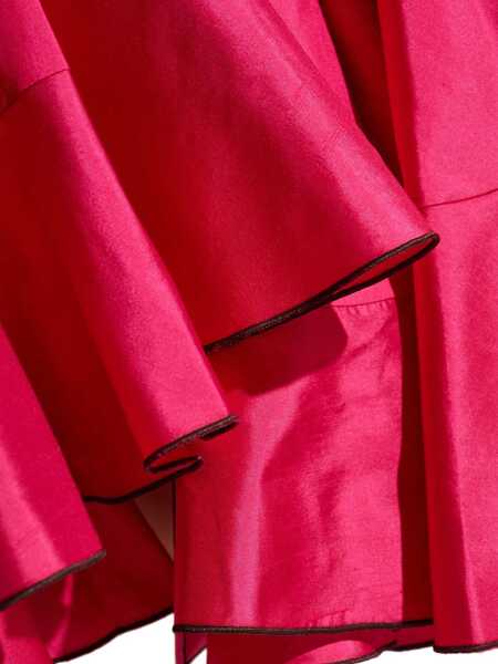 Fuste Tory Burch Tory Burch Silk Flared Midi Skirt Purple Femei (BM 18372549) 5