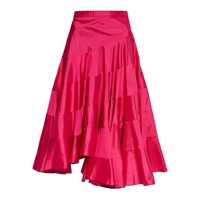 Fuste Tory Burch Silk Flared Midi Skirt Femei