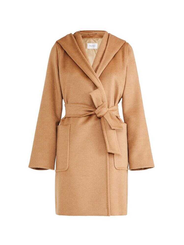 Paltoane Max Mara Max Mara Rialto Camel Wool Robe Coat Brown Femei (BM 18372738) 1