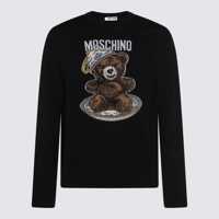 Pulovere Moschino Black Wool Knitwear Barbati