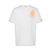 Tricouri Polo Moschino White Cotton T-Shirt Barbati
