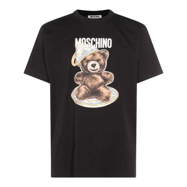 Topuri Moschino Moschino T-Shirts And Polos Black Barbati (BM 18372924) 1