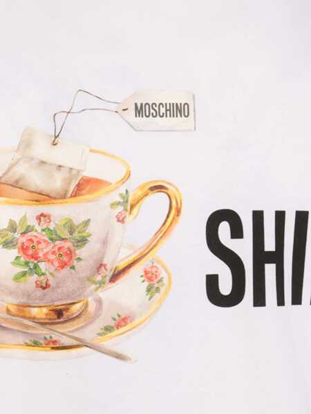 Topuri Moschino Moschino T-Shirts And Polos WHITE Barbati (BM 18372936) 3