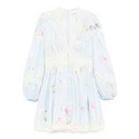 Rochii Zimmermann Lucky Linen Mini Dress Femei