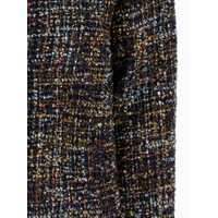 Imbracaminte PLAIN Dama - Geci PLAIN Multicolor Jacket With Round Neck And Front Button Closure In Tweed Woman MULTICOLOR Femei (BM 18373254) - B-mall.ro