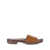 Miu Miu Miu Miu Patent Leather Clogs Brown