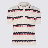 Tricouri Polo Valentino Garavani Beige Cotton Polo Shirt Barbati