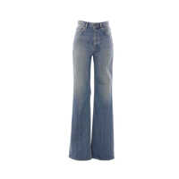 Blugi Saint Laurent Flared Leg Cotton Jeans Femei