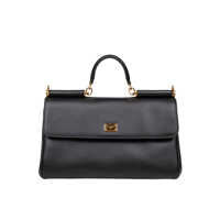 Genti de mana Dolce & Gabbana My Sicily Handbag In Plongé Calfskin Femei