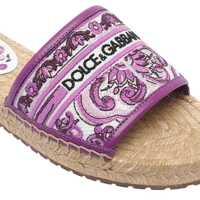 Balerini Dolce & Gabbana Dama - Balerini Dolce & Gabbana Dolce & Gabbana Flat Shoes PURPLE Femei (BM 18374346) - B-mall.ro