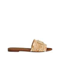 Sandale Dolce & Gabbana Raffia Braid Slides Femei