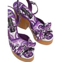 Sandale Dolce & Gabbana Dama - Sandale Dolce & Gabbana Dolce & Gabbana Maiolica Sandals PURPLE Femei (BM 18374493) - B-mall.ro