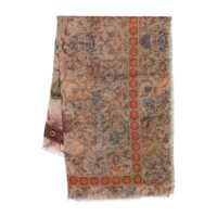 Esarfe Pierre-Louis Mascia Printed Cashmere Scarf Femei