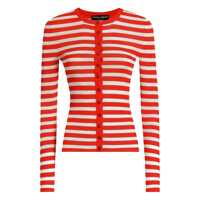Cardigane Dolce & Gabbana Striped Viscose Cardigan Femei