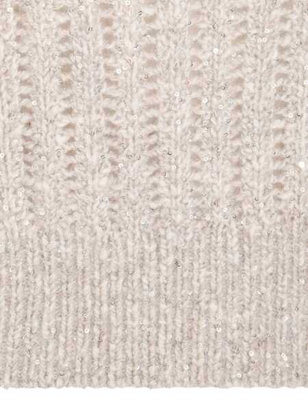 Pulovere Brunello Cucinelli Brunello Cucinelli Sweaters MOTHER OF PEARLLIGHT GRAY Femei (BM 18375477) 3