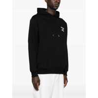 Topuri DRÔLE DE MONSIEUR pentru Barbati - Bluze de trening DRLE DE MONSIEUR Black Hoodie With Logo In Cotton Man Black Barbati (BM 18375786) - B-mall.ro