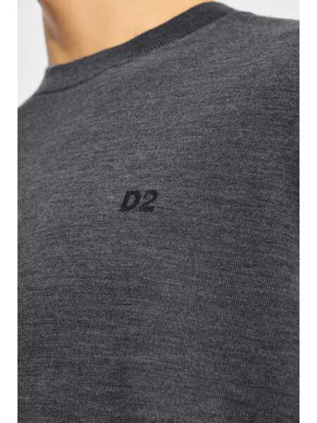Pulovere DSQUARED2 DSQUARED2 D2 Sweater GRAY Barbati (BM 18376014) 5
