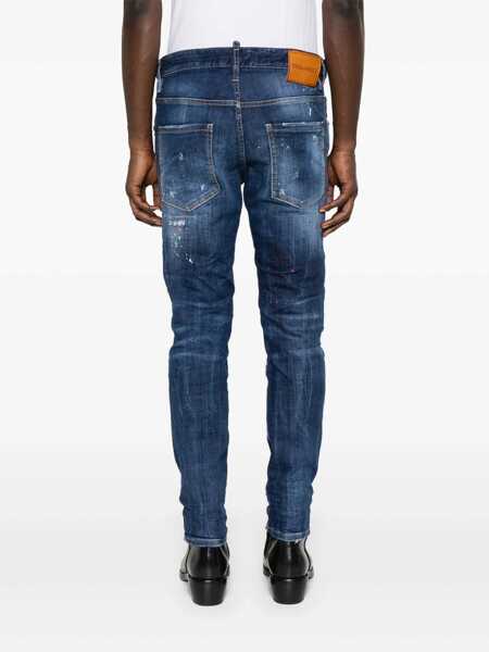 Blugi DSQUARED2 DSQUARED2 Skater Jeans BLUE Barbati (BM 18376056) 4