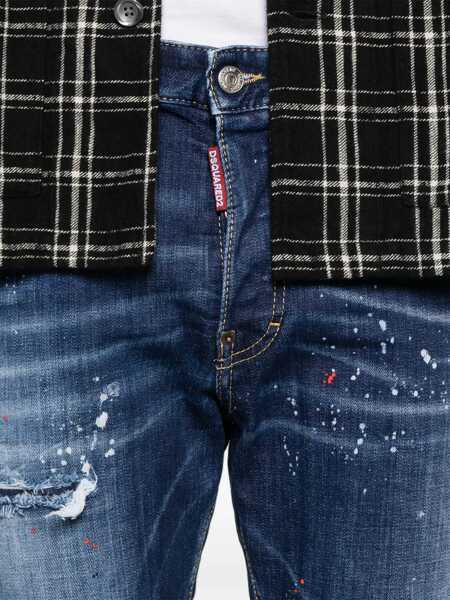 Blugi DSQUARED2 DSQUARED2 Skater Jeans BLUE Barbati (BM 18376056) 5