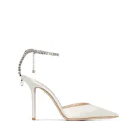 Pantofi cu toc Jimmy Choo Satin Fabric Slingback Femei