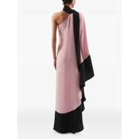 Esarfe TALLER MARMO Dama - Esarfe TALLER MARMO Olympia Pink One-Shoulder Long Dress With Scarf In Viscose Blend Woman PINK Femei (BM 18376290) - B-mall.ro