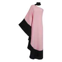 Esarfe 'Olympia' Pink One-Shoulder Long Dress With Scarf In Viscose Blend Woman Femei