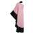 TALLER MARMO 'Olympia' Pink One-Shoulder Long Dress With Scarf In Viscose Blend Woman PINK