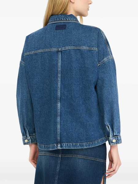 Geci Liu Jo Liu Jo Jacket DEN.BLUE LOGO DET.WA Femei (BM 18376329) 5