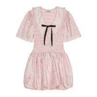 Rochii Ganni 'Pink Check' Dress Femei