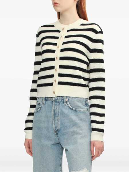 Pulovere A.P.C. A.P.C. Knitwear ECRUDARKNAVY Femei (BM 18376473) 3