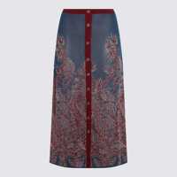 Fuste Etro Gonne Aubergine Mix Femei