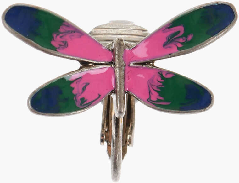 Cercei DSQUARED2 Metal Clip-On Single Earring With Butterfly Shaped Detail Multicolor Barbati (BM 18376657) 1