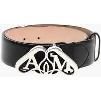 Curele Leather Belt With Logoed Buckle 40Mm Femei