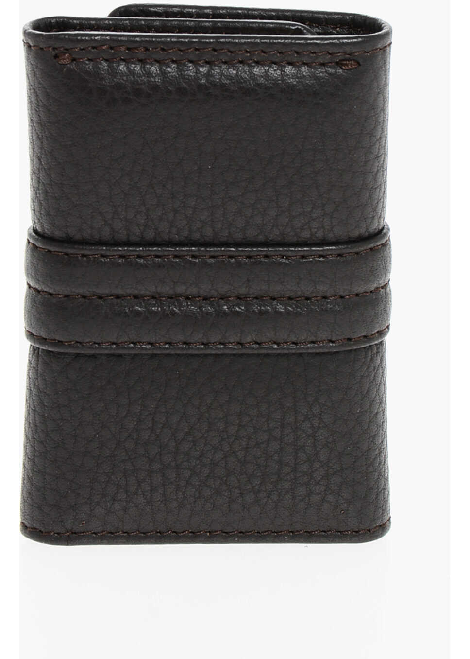 Brelocuri CORNELIANI Textured Leather Key Case Brown Barbati (BM 18376693) 2