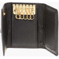 Brelocuri pentru Barbati - Brelocuri CORNELIANI Textured Leather Key Case Brown Barbati (BM 18376693) - B-mall.ro