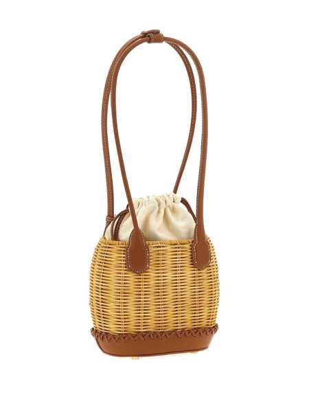 Genti de umar Self-Portrait Shoulder bag with rattan pendant Brown Femei (BM 18376746) 2