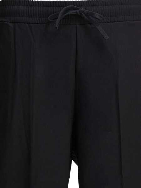 Pantaloni casual Altum Pants with elastic waistband Black Barbati (BM 18376749) 4
