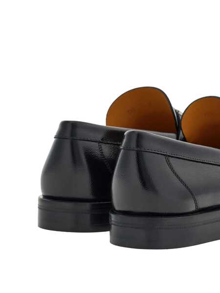 Mocasini Salvatore Ferragamo Salvatore Ferragamo Fort Leather Loafers Black Barbati (BM 18376815) 3
