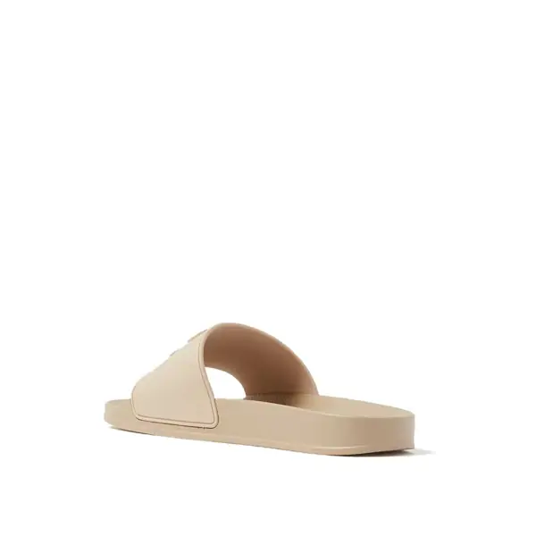 Papuci Palm Angels Palm Angels Monogram Pool Slides Beige Femei (BM 18376845) 2