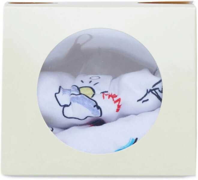 Tricouri Marni T-Shirt And Shorts Kit WHITE Baieti (BM 18376999) 4