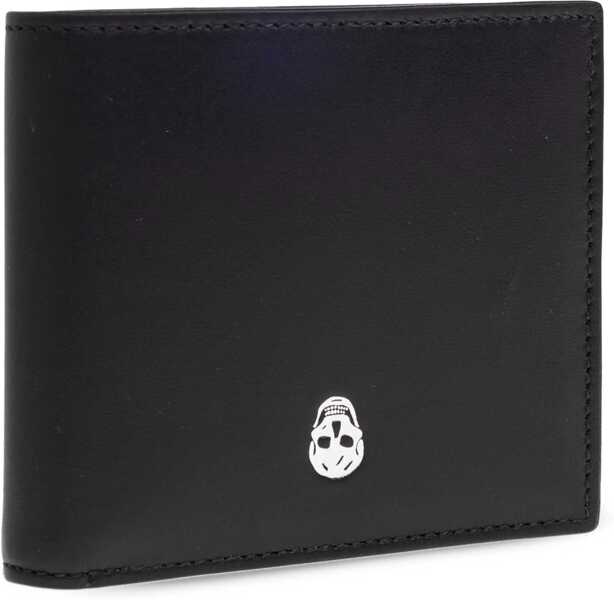 Portofele Alexander McQueen Bifold Wallet The Skull BLACK Barbati (BM 18377038) 3