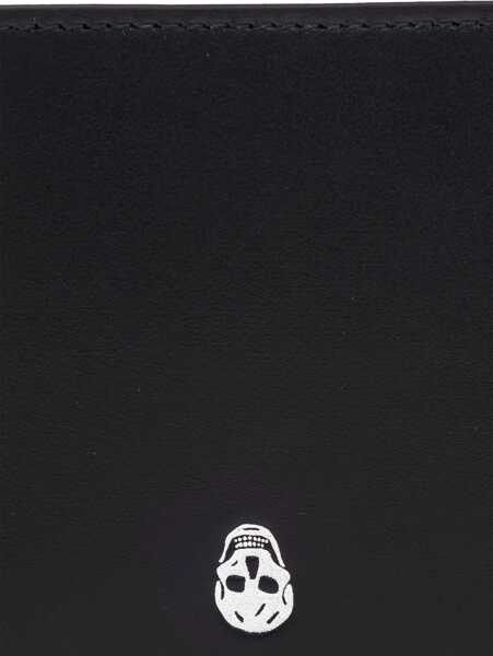 Portofele Alexander McQueen Bifold Wallet The Skull BLACK Barbati (BM 18377038) 5