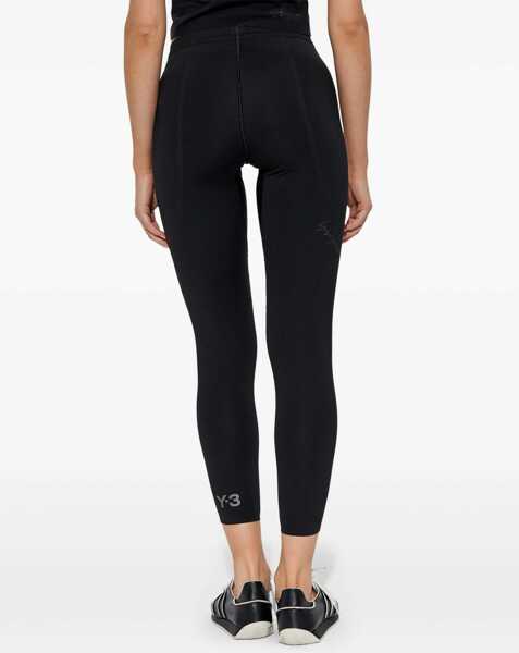 Pantaloni casual Y-3 Running Leggings BLACK Femei (BM 18377059) 4