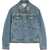 Valentino Garavani Bead-Embroidered Denim Jacket BLUE