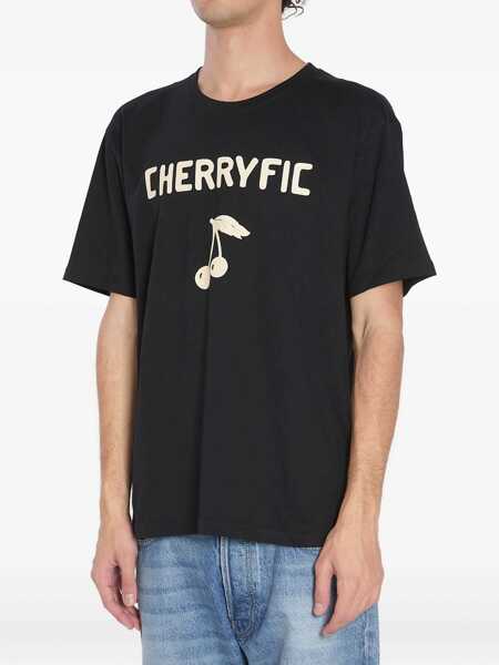Tricouri Valentino Garavani Cherryfic T-Shirt BLACK Barbati (BM 18377215) 2