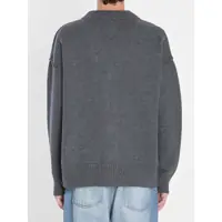 Pulovere pentru Barbati - Cardigane AMI Paris Ami De Coeur Cardigan GREY Barbati (BM 18377218) - B-mall.ro