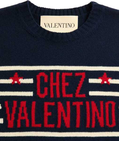 Pulovere Valentino Garavani Chez Valentino Sweater BLUE Barbati (BM 18377230) 3